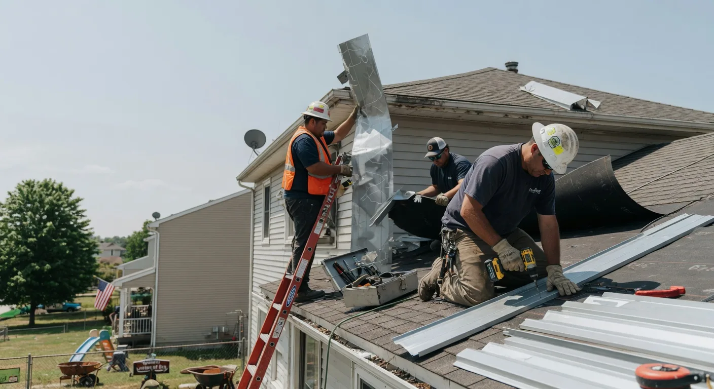 Storm Damage Metal Roof Repair in Mauricetown, NJ